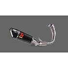 Akrapovic Racing Line Carbon Rs 650 21 Not Homologated Ref:s-a6r3-aplc Full Line System Svart,Silver