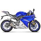 Akrapovic Racing Titanium&carbon Yzf-r125 14-18 Ref:s-y125r4-hrt Full Line System Silver