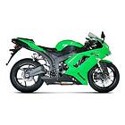 Akrapovic Slip On Line Titanium&carbon Zx-6r 07/08 Ref:s-k6so5-hact Silver