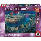 Schmidt 1000 bitar Alexander Chen, Fireworks over Hong Kong