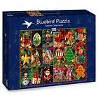 Bluebird Puzzle 1000 bitar Alison Lee, Festive ornaments
