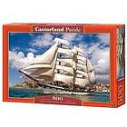 Castorland 500 bitar Tall ship leaving harbour