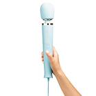 leWand Powerful Plug-In Vibrating Massager, Sky Blue