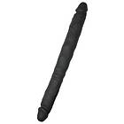 EasyToys Silicone Double Ended Dildo 40cm, Black