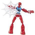 Marvel Spiderman Scarlet Figur Bend and Flex