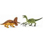 Schleich Triceratops och Therizinosaurus 42217