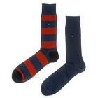 Tommy Hilfiger Fun Rugby Sock 2-Pack