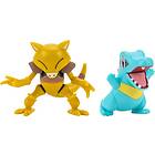 Pokémon Totodile och Abra 5 cm Pokemon Battle Figures
