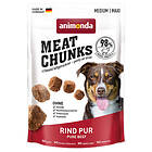 Animonda Meat Chunks Medium / Maxi - Ekonomipack: 4 x 80 g Beef Pur