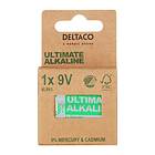 Deltaco 9V-batteri (6LR61) Svanenmärkt