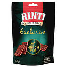 Rinti Singlefleisch Exclusive Snack Hjort Pur 50G