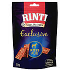 Rinti Singlefleisch Exclusive Snack Häst Pur 50G