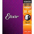 Elixir Nanoweb Phosphor Bronze 010-047 Extra Light