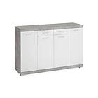 Scandinavian Choice Bristol Skänk 160 cm Hög Hvit/Betong 4020-444E concrete