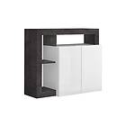 LC Spa Hamburgan Sideboard 42x108 cm Hvit/Oxid 209030-02OX