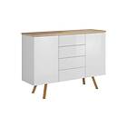 Andrarum Milica Skänk 115 cm Hvit/Trä 799099