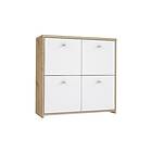 Toledor Sideboard 4 Skåp 74x77 cm Brown/Vit SQNK221-C804