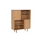 Beagan Sideboard Massiv Ek 100x35 cm Brun BTD01-HB