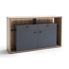 Nacimento Sideboard 40x156 cm Grey/Natur LIZ1QT01
