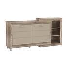 Cihak Skänk 42x180 cm Brun GNTK231-P82