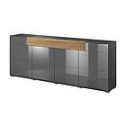 Toreno Sideboard 39x208 cm Antracit/Natur 24JKDW25
