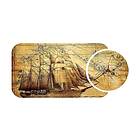 Decorative MDF Clock (2 Pieces) 68x32 238HMA5186