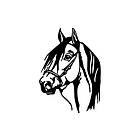 Horse Head Väggdekor Svart 891TNL1929