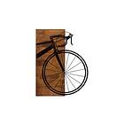 Bicycle Väggdekor Sort/Valnöt 279ENZ1738