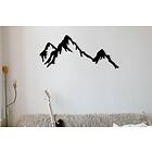 Mountain Metal Decor Väggdekor Svart 279ENZ1102