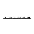 Dubai Skyline Väggdekor Svart 575TNL1103