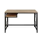 Amsberg Skrivebord 120 cm med oppbevaring Hylle Svart 541HDL1119