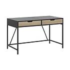 Cebolleros Skrivebord 120 cm med oppbevaring 2 Skuffer Sort/Ljust Trä 237444