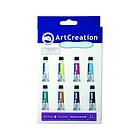 Art Creation Gouachefärger 12ml 8 färger
