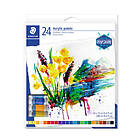 Staedtler Akrylmalinger 12ml 24 färger
