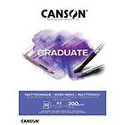 Canson Graduate Mixedmedia block 200g 20 ark