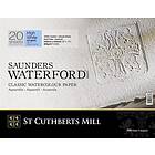 Waterford Bockingford Akvarellblock Saunders 300g High White Kallpressad