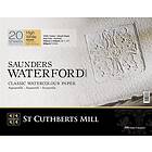 Waterford Bockingford Akvarellblock Saunders 300g High White Grov Gräng