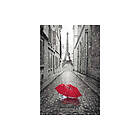 Poster Paris Rött paraply