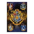 Poster Harry Potter Hogwarts Sköldar