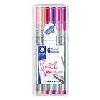 Staedtler Fineliners Triplus 0.3 mm Flamingo 6 pennor