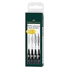 Faber-Castell Ritpennset PITT Artist Svarta Fine-Liner 4 Pennor