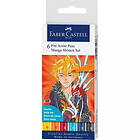 Faber-Castell Ritpennset PITT Artist Brush Manga Shonen 6 Pennor