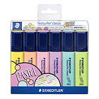 Staedtler Markeringstusj Textsurfer Classic Pastell Colors 6 pennor