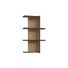 Gevgelija Vegghylle 22x70 cm Brun/Svart MNRB31-M401
