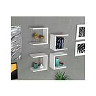 Lipoveni Vegghylle 20x30 cm 4 Hyllor Vit 495SSE1106