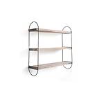 Nealhouse Vegghylle 60 cm Valnöt/Svart 792EVL2837
