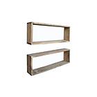 Evila hyllor 2-pack Trä 792EVL1725