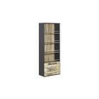 Deeter Hylla 60x163 cm Natur/Svart 215095
