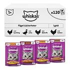 Whiskas 1+ Mega Pack Pouches 120x0,085kg