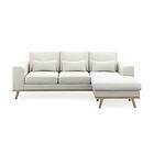 Compact Copenhagen Sjeselongsoffa Høyre Linnebeige 2205060